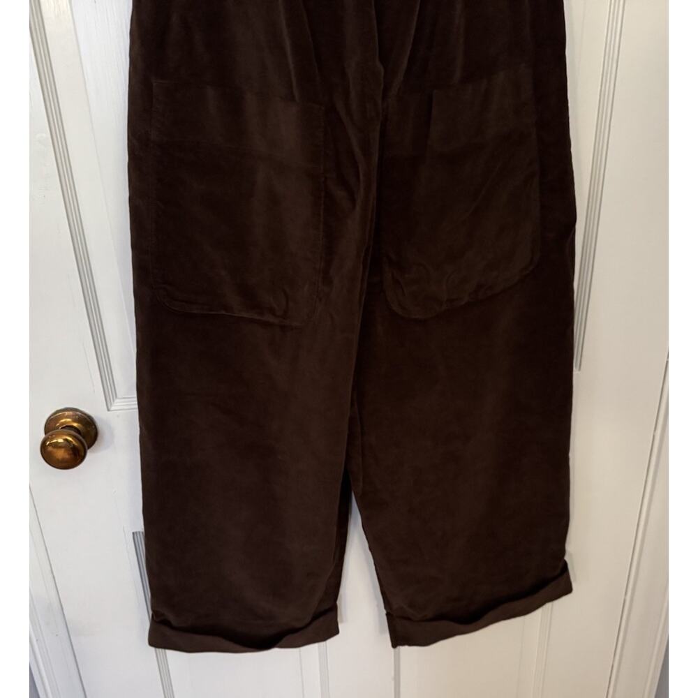 NWT Album Di Famiglia Velvet Bragoni Trousers Pants Coffee - S - Picture 12 of 14